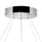 CWI Lighting Glace 40" Chandelier, Chrome