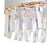 CWI Lighting Glace Chandelier, Chrome-S
