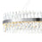 CWI Lighting Glace 52" Chandelier, Chrome