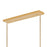 CWI Lighting Pipes 21 Light Chandelier, Sun Gold/Frosted