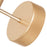 CWI Lighting Pipes 1 Light Wall Sconce, Sun Gold/Frosted