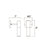 CWI Lighting Pipes 1 Light Wall Sconce, Sun Gold/Frosted