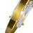 CWI Lighting Iris 3 Light Chandelier, Brass/Clear