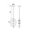 CWI Lighting Iris 1 Light Down Mini Pendant, Sun Gold/Clear