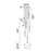 CWI Lighting Chime 16" Multi Point Pendant, Polished Nickel