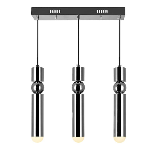 CWI Lighting Chime Chandelier, Polished Nickel