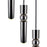 CWI Lighting Chime Chandelier, Polished Nickel