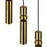 CWI Lighting Chime Chandelier, Brass