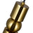 CWI Lighting Chime Chandelier, Brass