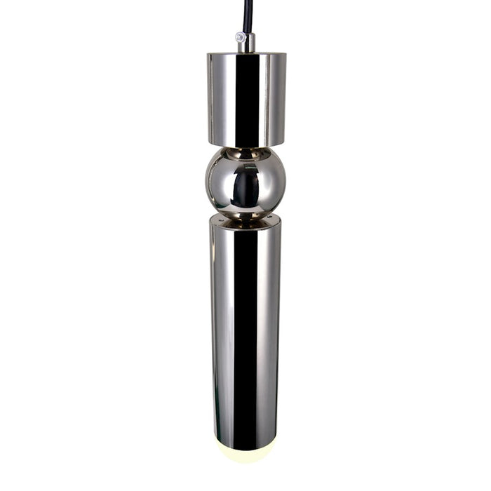 CWI Lighting Chime Down Mini Pendant, Polished Nickel