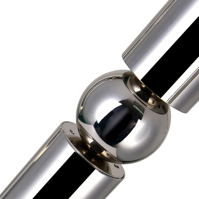 CWI Lighting Chime Down Mini Pendant, Polished Nickel