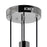 CWI Lighting Chime 9" Multi Point Pendant, Polished Nickel