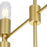 CWI Lighting Hand Crank 12 Light Up Chandelier, Medallion Gold