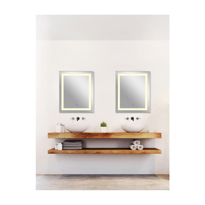 CWI Lighting 30x36 Abril Mirror, White