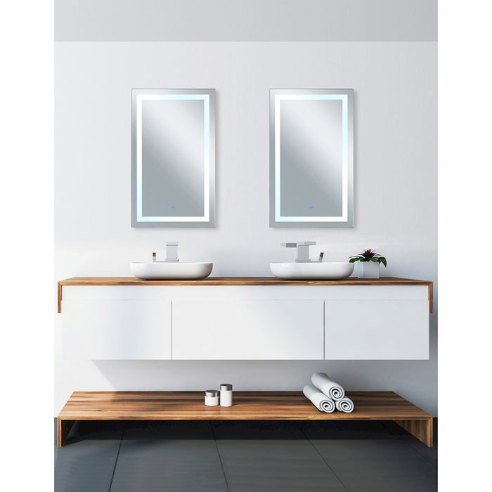 CWI Lighting 30x49 Abril Mirror, White