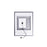 CWI Lighting 32x40 Abril Mirror, White