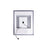CWI Lighting 36x36 Abril Mirror, White