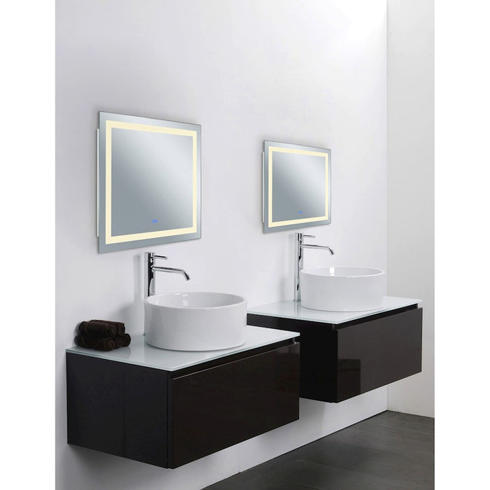 CWI Lighting 36x36 Abril Mirror, White