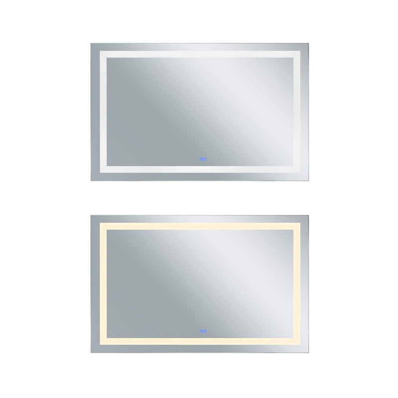 CWI Lighting 70x36 Abril Mirror, White