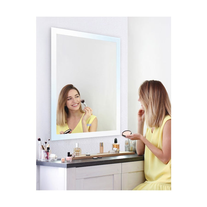 CWI Lighting 30x36 Abigail Mirror, White