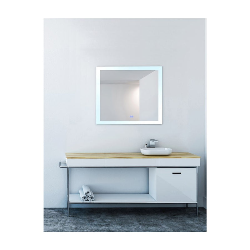 CWI Lighting 40x36 Abigail Mirror, White