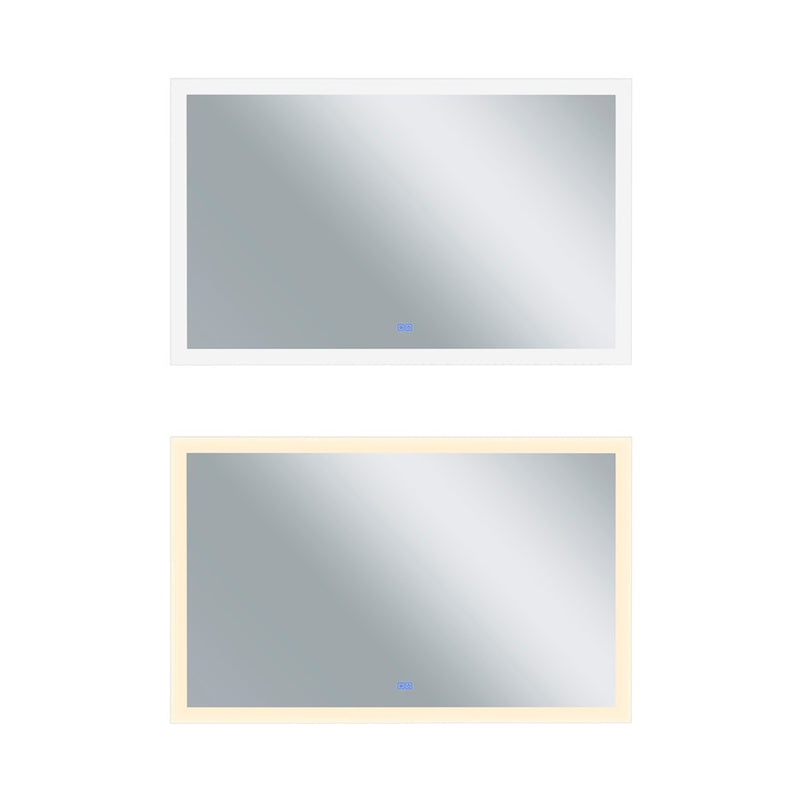CWI Lighting 70x36 Abigail Mirror, White