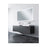 CWI Lighting 70x36 Abigail Mirror, White