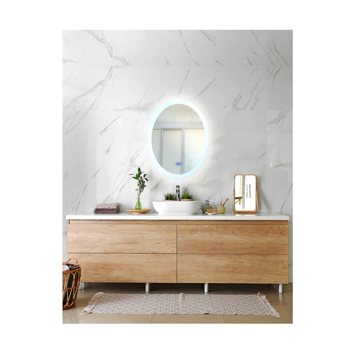 CWI Lighting Agostino Mirror, White