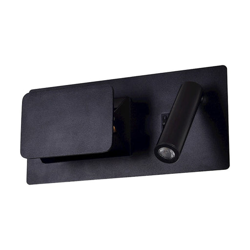 CWI Lighting Private I 12" Wall Sconce, Matte Black