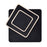 CWI Lighting Private I Square 9" Wall Sconce, Matte Black