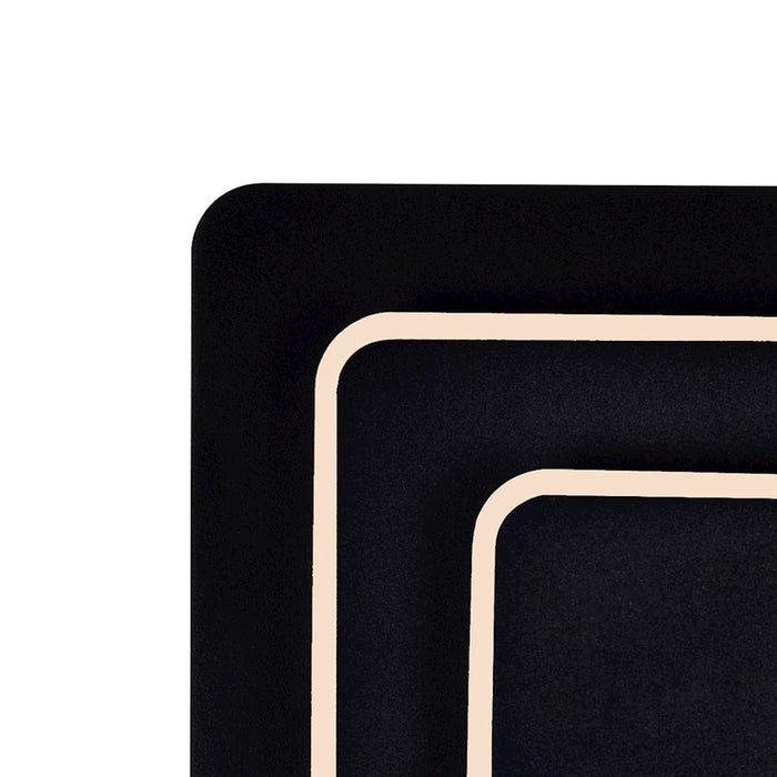 CWI Lighting Private I Square 9" Wall Sconce, Matte Black