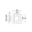 CWI Lighting Private I Square 9" Wall Sconce, Matte Black