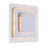 CWI Lighting Private I Square Trio Wall Sconce, Matte White - 1238W9-103