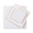 CWI Lighting Private I Square Trio Wall Sconce, Matte White