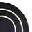 CWI Lighting Private I Circle 9" Wall Sconce, Matte Black