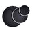 CWI Lighting Private I Circle 9" Wall Sconce, Matte Black