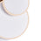 CWI Lighting Private I Circle Trio Wall Sconce, Matte White