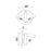 CWI Lighting Private I 6" Round Wall Sconce, Matte White