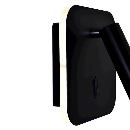 CWI Lighting Private I 6" Square Wall Sconce, Matte Black