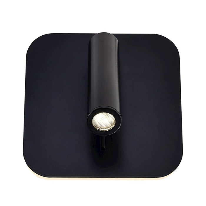 CWI Lighting Private I 6" Square Wall Sconce, Matte Black