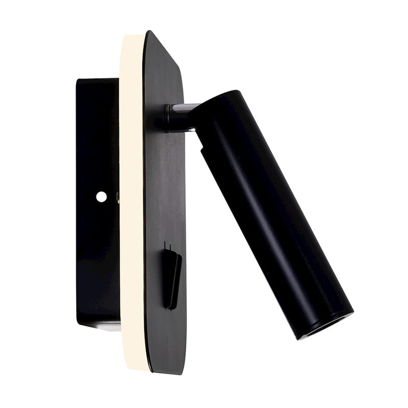 CWI Lighting Private I 6" Square Wall Sconce, Matte Black