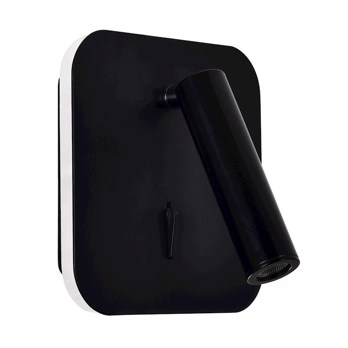 CWI Lighting Private I 6" Square Wall Sconce, Matte Black