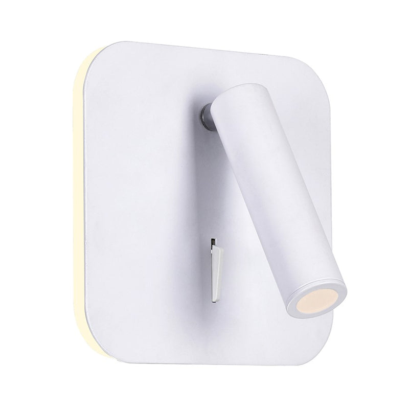 CWI Lighting Private I 6" Wall Sconce, Matte White