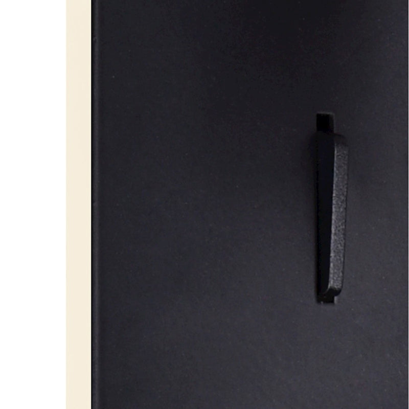 CWI Lighting Private I 6" Rectangular Wall Sconce, Matte Black