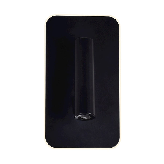 CWI Lighting Private I 6" Rectangular Wall Sconce, Matte Black