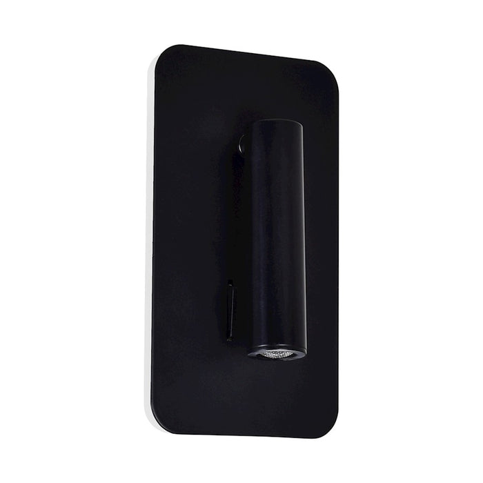 CWI Lighting Private I 6" Rectangular Wall Sconce, Matte Black
