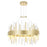 CWI Lighting Millipede 20" Chandelier, Satin Gold - 1245P20-602