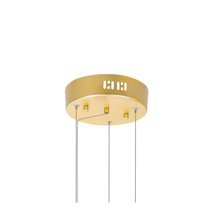 CWI Lighting Millipede 26" Chandelier, Satin Gold