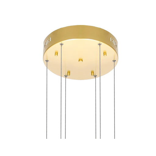 CWI Lighting Millipede 32" Chandelier, Satin Gold