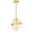 CWI Lighting Millipede Mini Pendant, Satin Gold - 1245P8-602